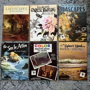 Vintage Walter T. Foster Vintage Art Book Collection – Learn to Draw & Paint
